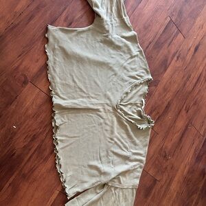 Altar'd State Cream Long Sleeve Top
